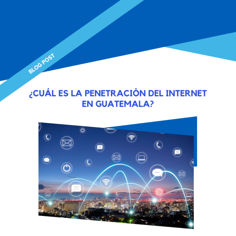 ¿Cuál es la penetración del internet en Guatemala?