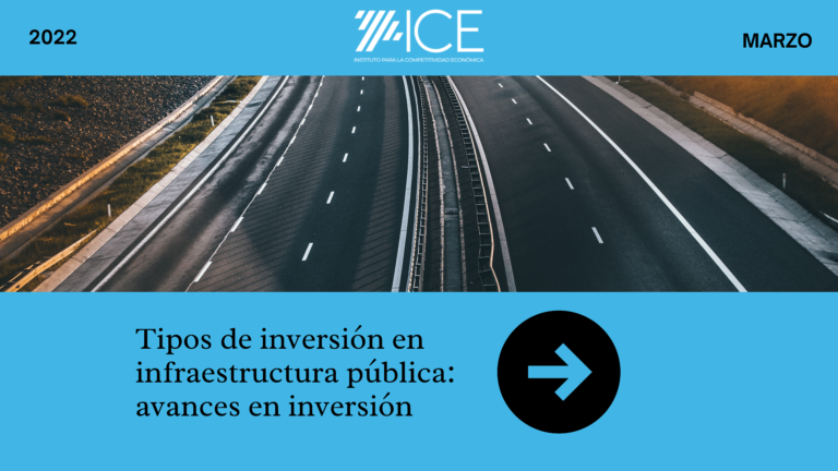 Tipos de inversión en infraestructura pública: avances en inversión